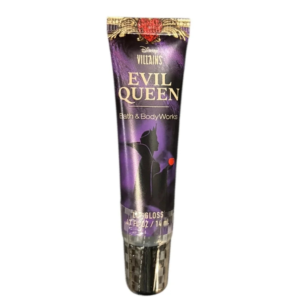 Disney Villains Evil Queen Bath & Body‎ Works Lip Gloss Purple .47 fl oz NEW